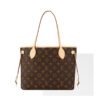 LV-004-04-Neverfull PM-Small-Brown-Cream Color Inside29X21X12cm Louis Vuitton bags Small LV Neverfull PM