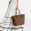 LV-005-03-Neverfull PM-Small-Brown-Chessboard Pattern29X21X12cm Louis Vuitton bags Small LV Neverfull PM