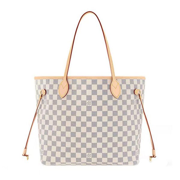 LV-010-01-Neverfull MM-Medium-White31X28X14cm Louis Vuitton bags Medium LV Neverfull MM