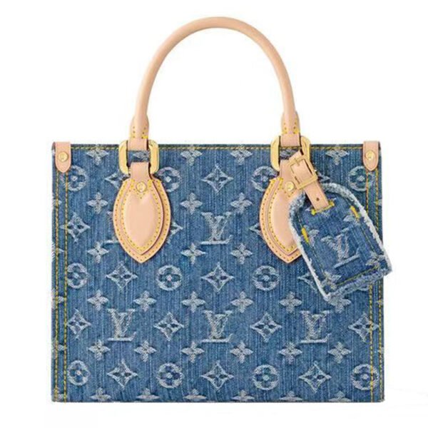 LV-021-01-OnTheGo GM-Large-Denim Color35X27X14cm Louis Vuitton bags Large LV Onthego GM