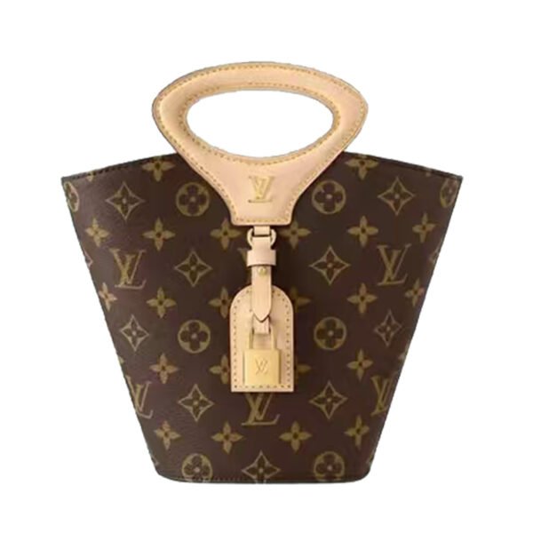 LV-001-01-Rivage BB-Brown18X12X7cm Louis Vuitton bags LV Rivage BB