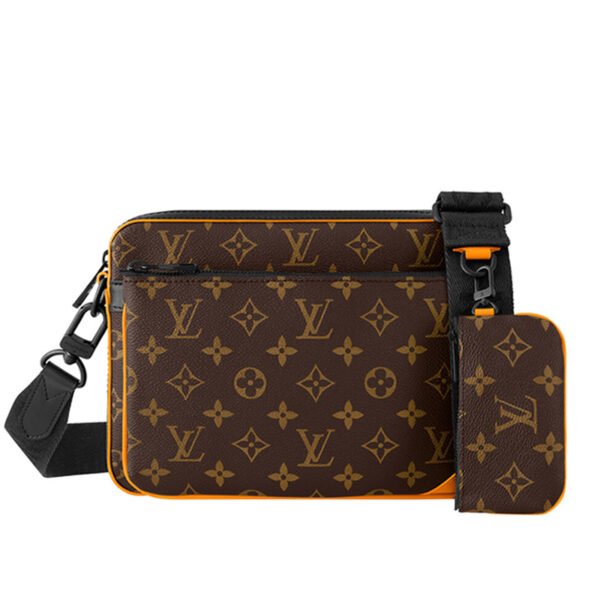 LV-001-01-Trio-Brown25X18.5X7cm Louis Vuitton bags LV Trio