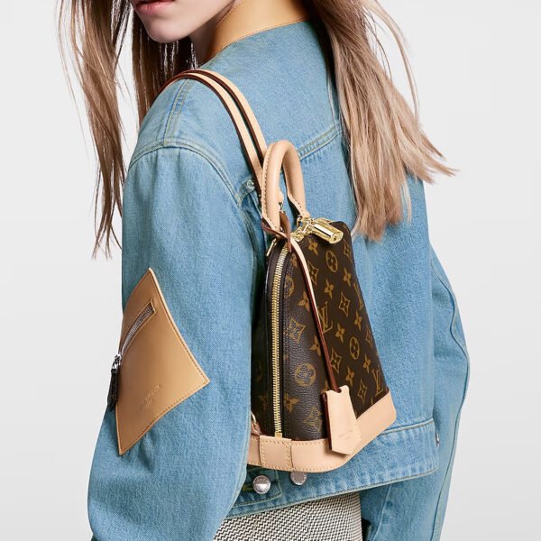 LV-001-02-Alma Backpack-Brown20X15X10cm Louis Vuitton bags LV Alma Backpack