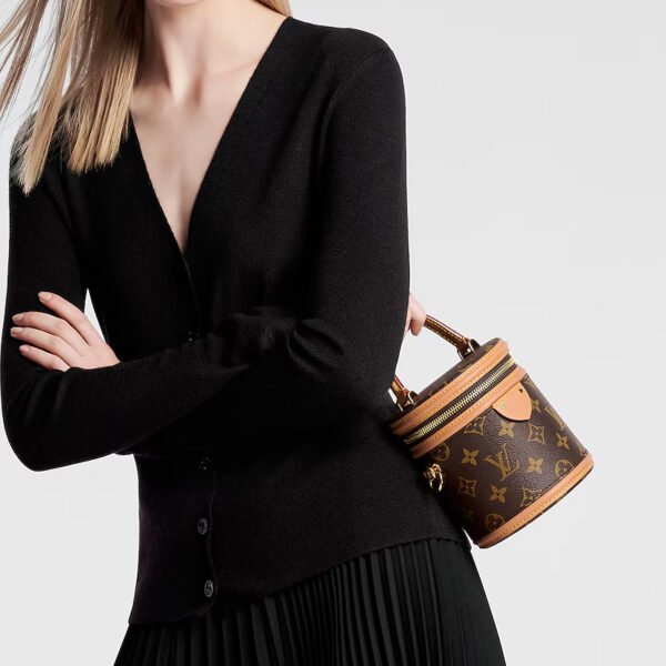 LV-001-02-Cannes BB-Mini-Brown14.5X14X12cm Louis Vuitton bags Mini LV Cannes BB