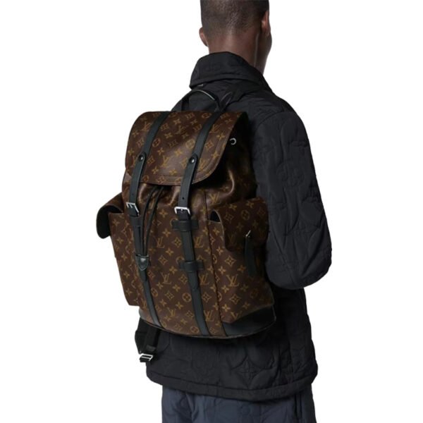 LV-001-02-Christophe-Brown44X38X13cm Louis Vuitton bags LV Christopher