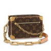 LV-001-02-Soft Trunk-Brown18.5X13x8cm Louis Vuitton bags Mini LV Soft Trunk