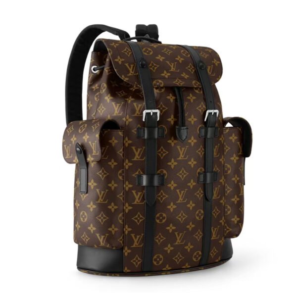 LV-001-03-Christophe-Brown44X38X13cm Louis Vuitton bags LV Christopher