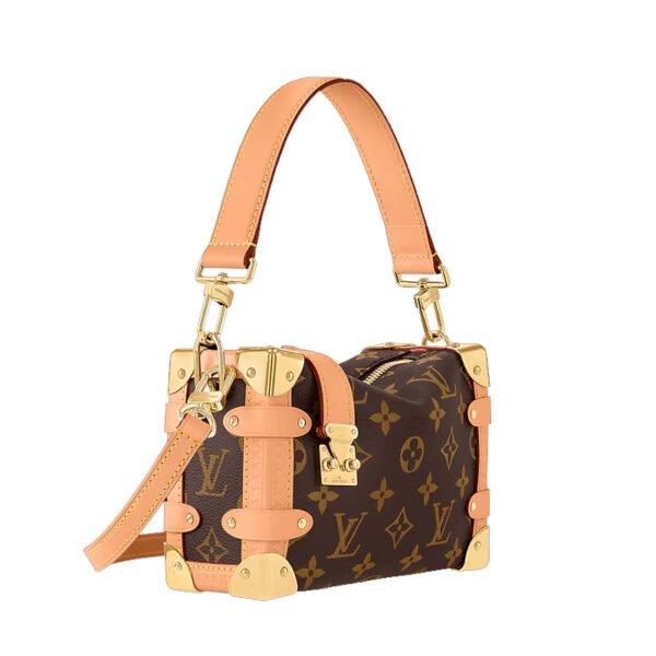 LV-001-03-Side Trunk PM-Brown19X12.5x7.5cm Louis Vuitton bags Small LV Side Trunk PM