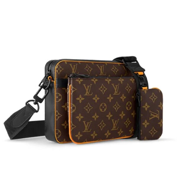 LV-001-03-Trio-Brown25X18.5X7cm Louis Vuitton bags LV Trio
