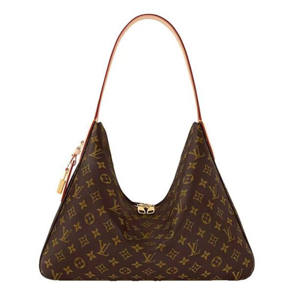 LV-002-01-Slouchy MM-Medium-Brown40X29X11cm Louis Vuitton bags Medium LV Slouchy MM