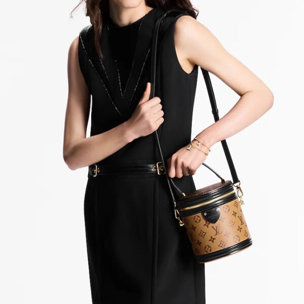 LV-002-02-Cannes-Brown17X15X15cm Louis Vuitton bags LV Cannes