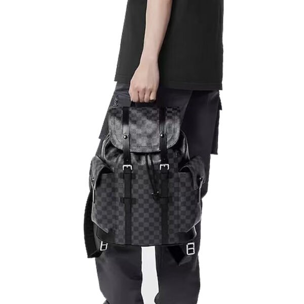 LV-002-02-Christophe-Black44X38X13cm Louis Vuitton bags LV Christopher