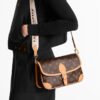 LV-002-02-Diane-Brown24X15x9cm Louis Vuitton bags LV Diane