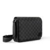 LV-002-03-District PM-Black-Chessboard Pattern26X20X7cm Louis Vuitton bags LV District PM
