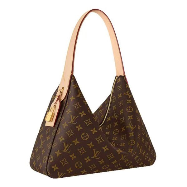 LV-002-03-Slouchy MM-Medium-Brown40X29X11cm Louis Vuitton bags Medium LV Slouchy MM