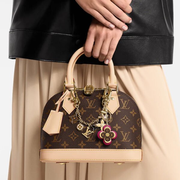 LV-004-02-Alma BB-Brown23.5X17.5X11.5cm Louis Vuitton bags LV Alma BB