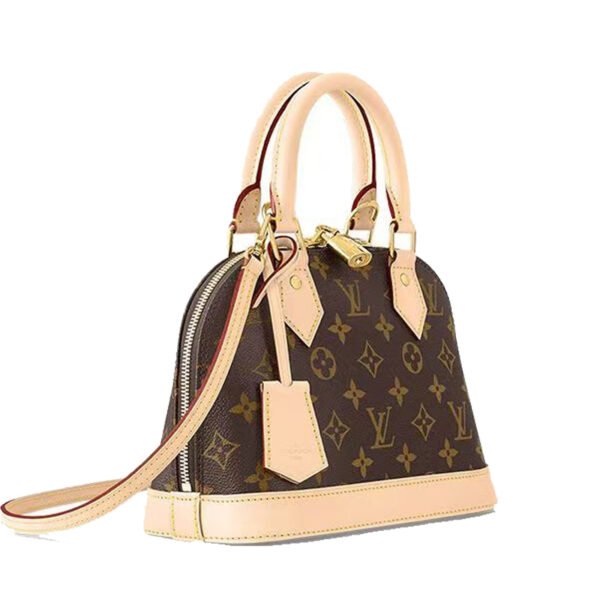 LV-004-04-Alma BB-Brown23.5X17.5X11.5cm Louis Vuitton bags LV Alma BB