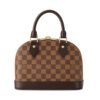 LV-005-01-Alma BB-Brown-Chessboard Pattern23.5X17.5X11.5cm Louis Vuitton bags LV Alma BB