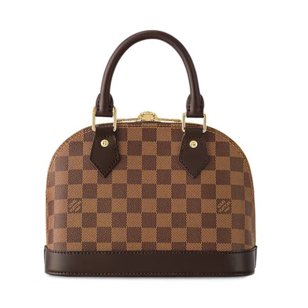 LV-005-01-Alma BB-Brown-Chessboard Pattern23.5X17.5X11.5cm Louis Vuitton bags LV Alma BB